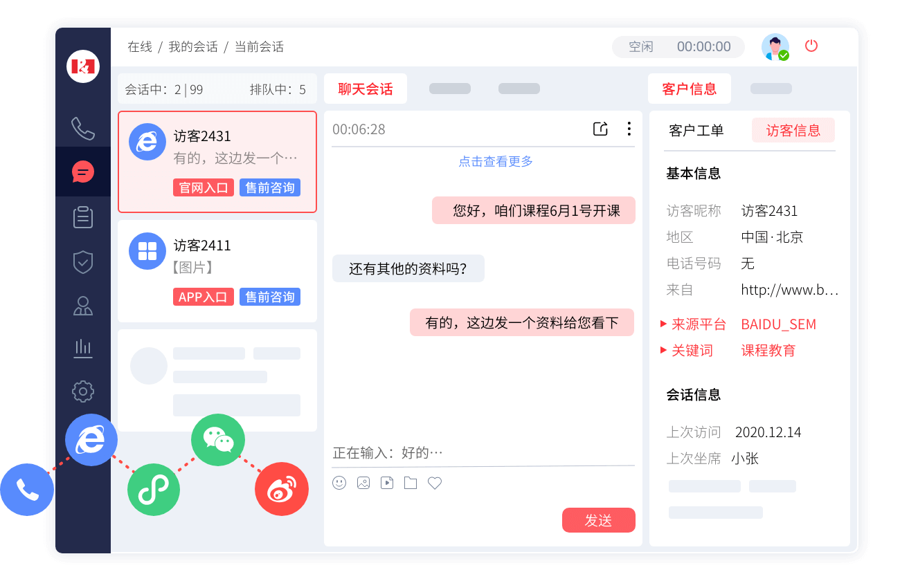 在線(xiàn)客服系統(tǒng)